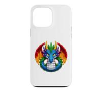 Carcasa para iPhone 13 Pro MAX Cool Dragon Master Builder Building Blocks Bricks Kids Boys