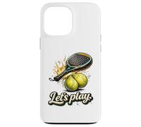 Carcasa para iPhone 13 Pro MAX Cool Padel Lets Play - Raqueta Ball Splash Fun Graphic