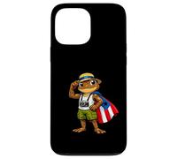 Carcasa para iPhone 13 Pro MAX Coqui Frog Puerto Rico Puerto Rican Flag Taino Boricua