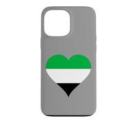 Carcasa para iPhone 13 Pro MAX Corazón con los Colores de la Bandera de Extremadura