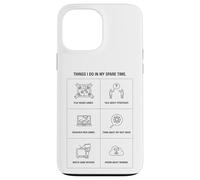 Carcasa para iPhone 13 Pro MAX Cosas Que Hago en mi Tiempo Libre - Amante de los Juegos de Mesa