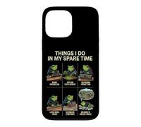 Carcasa para iPhone 13 Pro MAX Cosas Que Hago en mi Tiempo Libre Modelo Ferrocarril Tren Rana