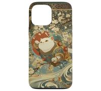 Carcasa para iPhone 13 Pro MAX Cosmic Cat Ukiyo E Espacio Japonés Neko