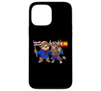 Carcasa para iPhone 13 Pro MAX Costa Rica España Raíces Bandera Costarricense Español