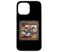 Carcasa para iPhone 13 Pro MAX Course Hippique Art Deco Horse Racing Jockey