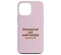 Carcasa para iPhone 13 Pro MAX Cozy Gamer Pixel Art Introvertido Pero Bien nivelado