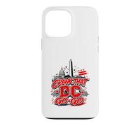 Carcasa para iPhone 13 Pro MAX Crank That Go-Go Washington DC Music Vintage Rojo Azul