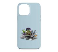 Carcasa para iPhone 13 Pro MAX Crazy Monster Fighter Piloto Jet Cartoon Aviación Arte
