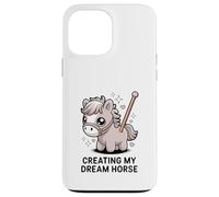 Carcasa para iPhone 13 Pro MAX Creando mi Caballo de ensueño Kawaii Pastel Pony