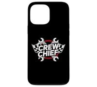 Carcasa para iPhone 13 Pro MAX Crew Chief Racing Pit Crew Wrenches Checkered Flag