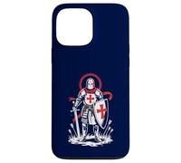 Carcasa para iPhone 13 Pro MAX Cruzada Caballero Medieval Inglaterra Inglés San Jorge Histórico