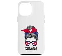 Carcasa para iPhone 13 Pro MAX Cuban Cubana Girl Cuban Heritage Cuba Flag