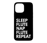 Carcasa para iPhone 13 Pro MAX Cuidado del sueño para Flauta Repetir la Siesta Divertido músico flautista