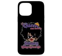 Carcasa para iPhone 13 Pro MAX Cumpleaños de enero, para Mujeres, Afro Chica, Reina Negra