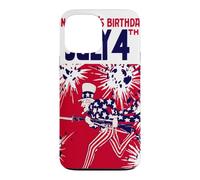 Carcasa para iPhone 13 Pro MAX Cumpleaños del tío Sam 4 de Julio