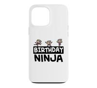 Carcasa para iPhone 13 Pro MAX Cumpleaños Ninjas Cumpleaños Ninja