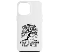 Carcasa para iPhone 13 Pro MAX Curious Stay Inspirationa Wild Tree Silhouette Nature Lover