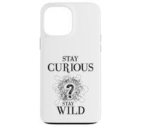 Carcasa para iPhone 13 Pro MAX Curious Stay Wild Question Mark Scribble Inspirational Love