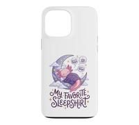 Carcasa para iPhone 13 Pro MAX Cute Axolotl My Favorite Sleepshirt Kawaii Teen Pajama