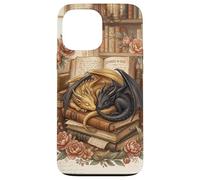 Carcasa para iPhone 13 Pro MAX Cute Dragon Wings Book Lover Librarian Fantasy Bookish