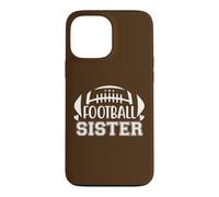 Carcasa para iPhone 13 Pro MAX Cute Football Sister Biggest Fan Little Sister Football Girl