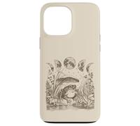 Carcasa para iPhone 13 Pro MAX Cute Frog Mushroom Moon Witchy Fairy Grunge Vintage Graphic
