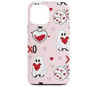 Carcasa para iPhone 13 Pro MAX Cute Ghost Valentines XOXO Heart Dice Spooky