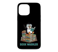 Carcasa para iPhone 13 Pro MAX Cute Penguin Book Waddler Reading Books