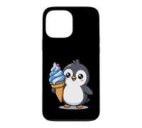 Carcasa para iPhone 13 Pro MAX Cute Penguin Holding Ice Cream Cone Cartoon