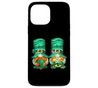 Carcasa para iPhone 13 Pro MAX Cute Shamrock and Horseshoe For St. Patricks Day GNOME Funny