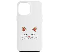 Carcasa para iPhone 13 Pro MAX Cute Sleepy Cat Face Adorable Feline Kitty Lover