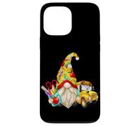 Carcasa para iPhone 13 Pro MAX Cute Teacher GNOME with Big Yellow Bus For School Bus Driver