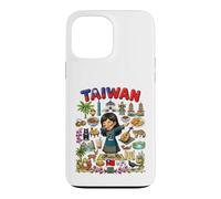Carcasa para iPhone 13 Pro MAX Dabbing Taiwán Girl Flag Dress Taipei Bubble Tea Pride Kids