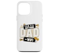 Carcasa para iPhone 13 Pro MAX Dad Can Fix Anything Funny Daddy WiFi Humor Graphic