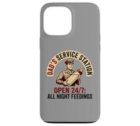 Carcasa para iPhone 13 Pro MAX Dad'S Service Station All Night Feedings Fatherhood
