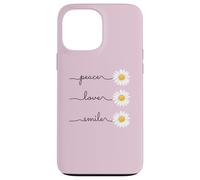 Carcasa para iPhone 13 Pro MAX Daisy Plant Peace Love Smile Common Daisy Flower