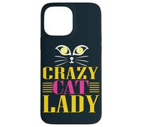 Carcasa para iPhone 13 Pro MAX Dama de Gato, Loca Dama de Gato