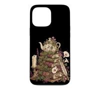 Carcasa para iPhone 13 Pro MAX Dark Academia Cottagecore Tea Books Botanical Mushroom