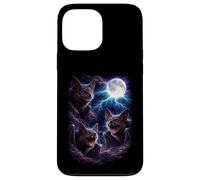 Carcasa para iPhone 13 Pro MAX Dark BatsUnder The Full Moon Vintage Fantasía Rayo