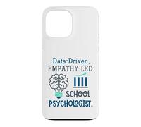 Carcasa para iPhone 13 Pro MAX Data-Driven Empathy-Led School Psychologist Brain Graphic