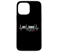 Carcasa para iPhone 13 Pro MAX Day Trader Heartbeat Pulse Line EKG Trading Lovers Inversores