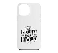 Carcasa para iPhone 13 Pro MAX Debería Haber Sido un Vaquero, Humor Western Vintage