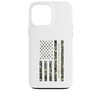 Carcasa para iPhone 13 Pro MAX Decisive Power USA American Flag Camouflage Distressed