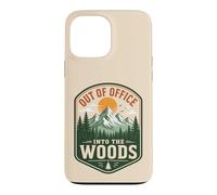 Carcasa para iPhone 13 Pro MAX Detox introvertido Digital Fuera de la Oficina en el Bosque