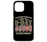 Carcasa para iPhone 13 Pro MAX Día D 6 de Junio de 1944 Normandía Francia Nunca Olvides Que se desvaneció