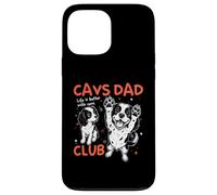 Carcasa para iPhone 13 Pro MAX Día del Padre de los Cavs Dad Club King Charles Cavalier Dog Dad Man