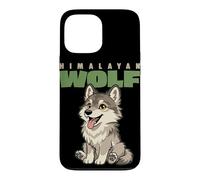 Carcasa para iPhone 13 Pro MAX Dibujos Animados Lobo del Himalaya Raza Animal Amante Lindo Lobos