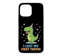Carcasa para iPhone 13 Pro MAX Dinosaurio faltando Dientes y perdí mi Primer Diente