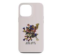 Carcasa para iPhone 13 Pro MAX Dios Azteca México mitología Xolotl Masculino Femenino