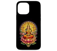Carcasa para iPhone 13 Pro MAX Diosa Lakshmi Vitral Mitología Hindú Hinduismo